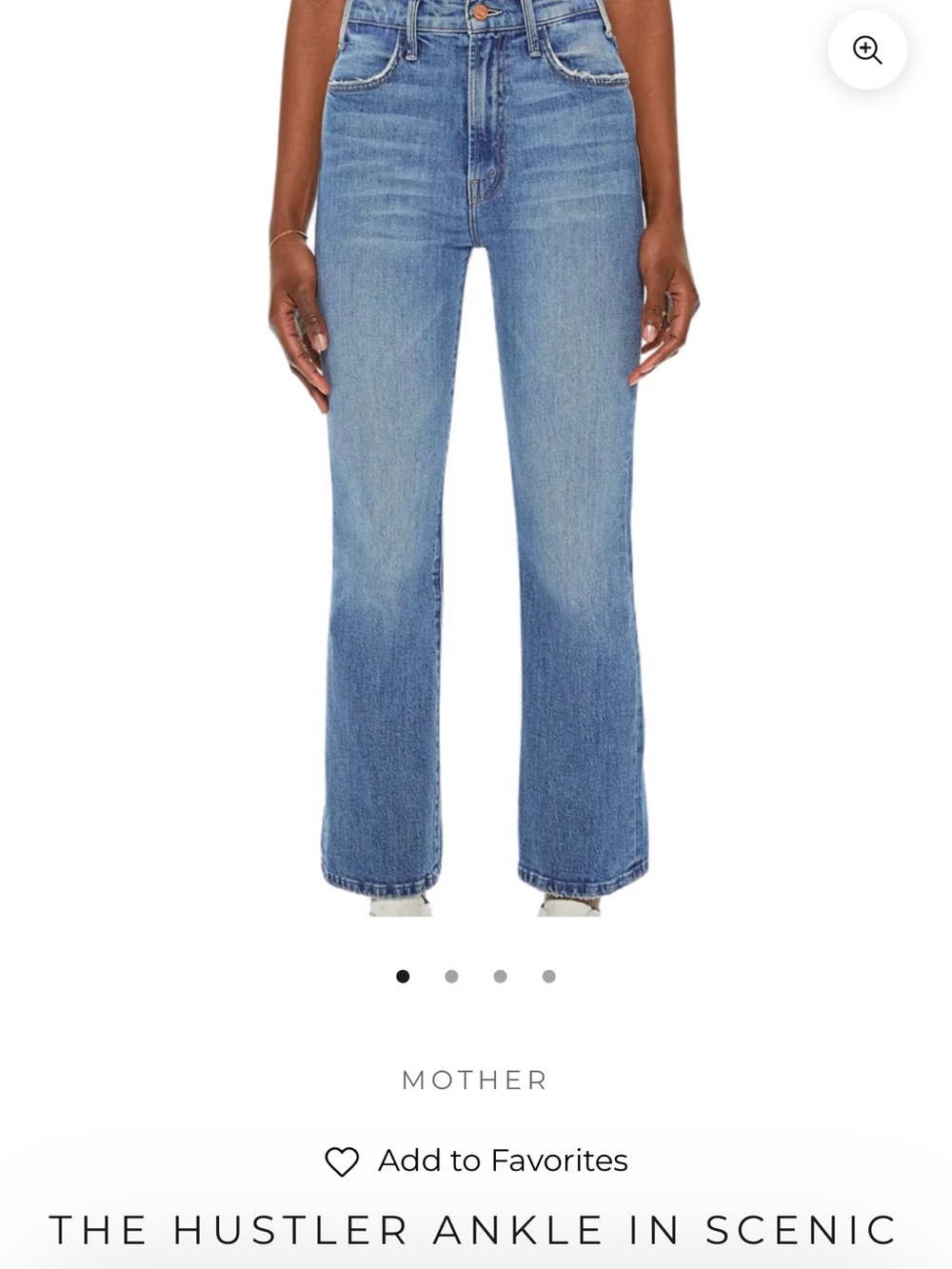 MOTHER Hustler ankle color scenic route